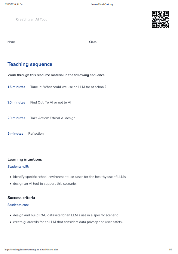 Sample Worksheet