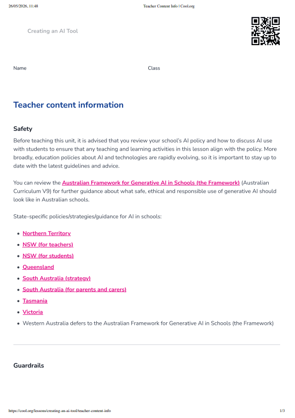 Sample Worksheet