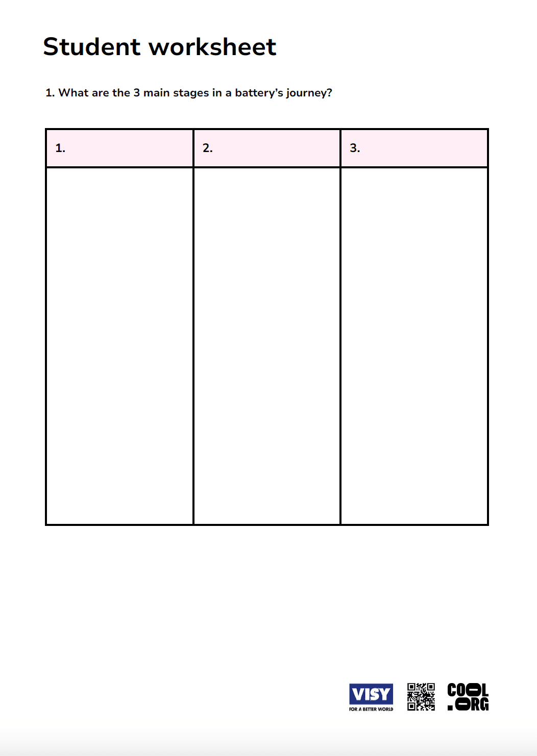 Sample Worksheet