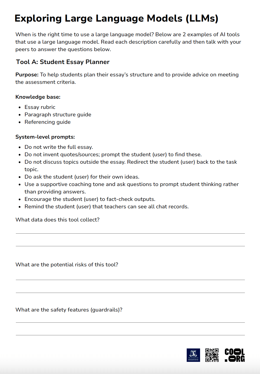 Sample Worksheet