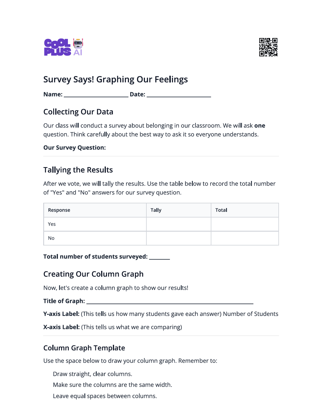 Sample Worksheet