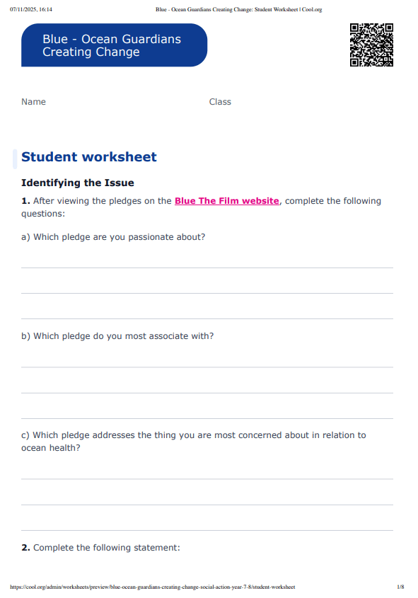 Sample Worksheet