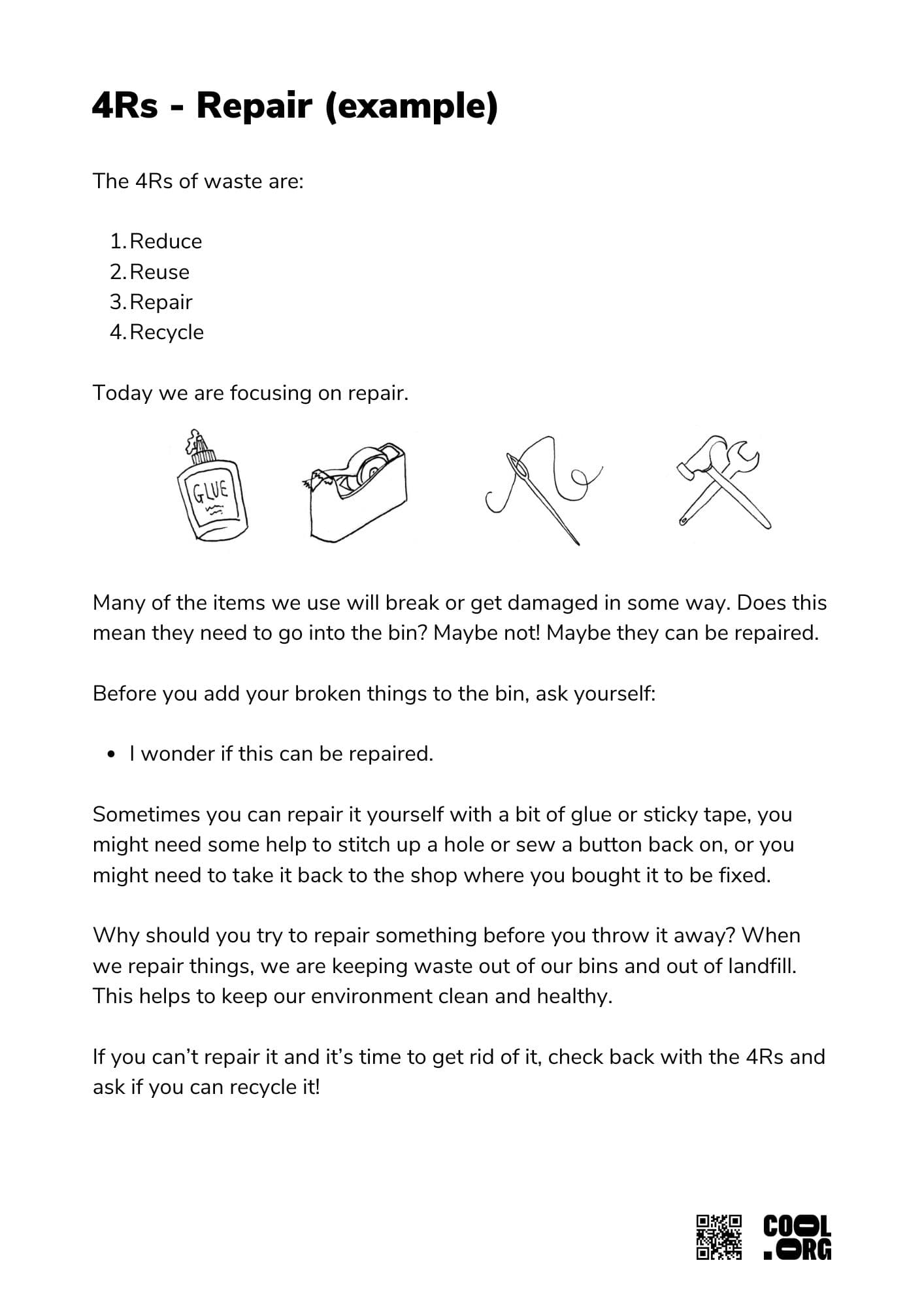 Sample Worksheet