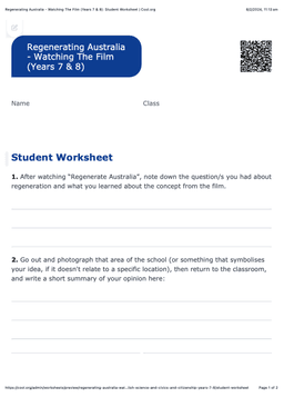 Sample Worksheet
