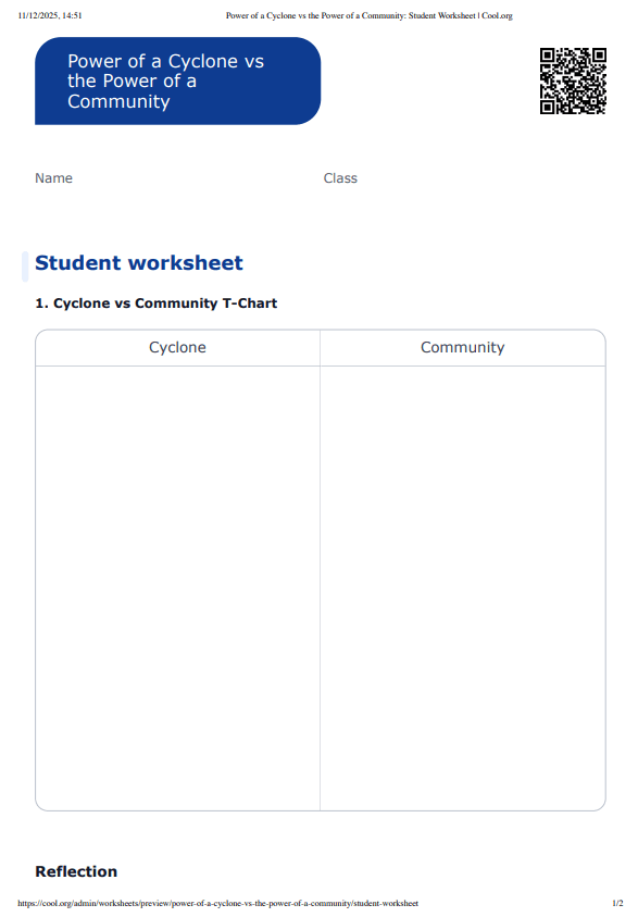 Sample Worksheet