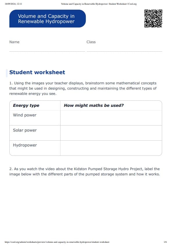 Sample Worksheet
