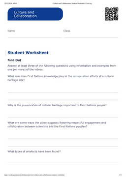 Sample Worksheet