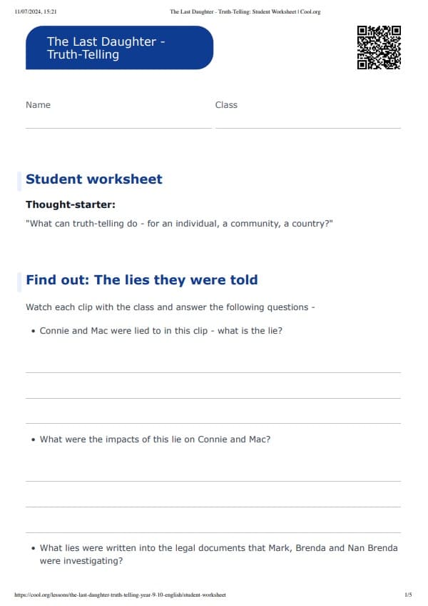 Sample Worksheet