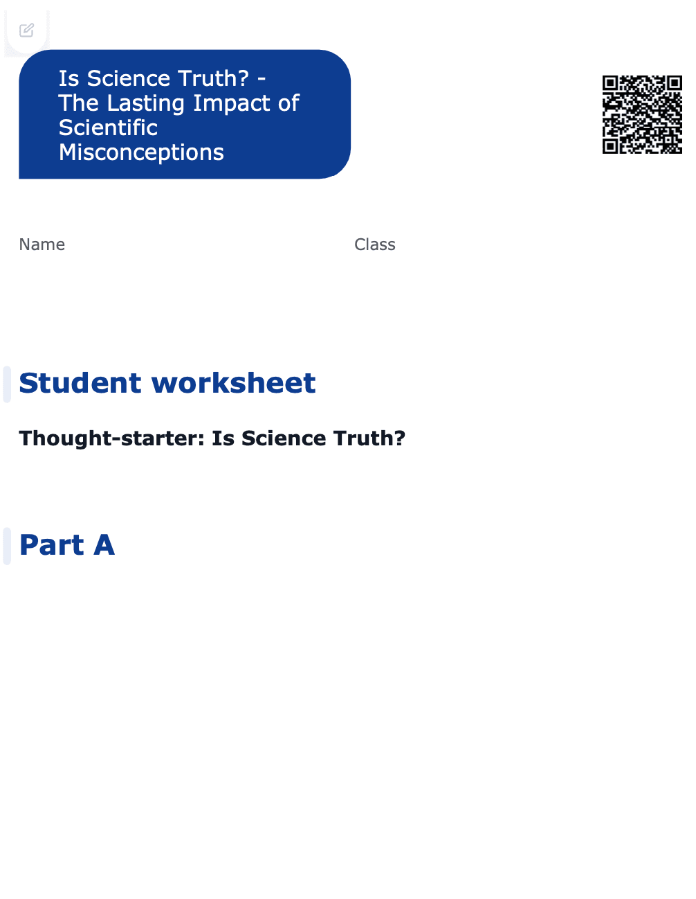 Sample Worksheet