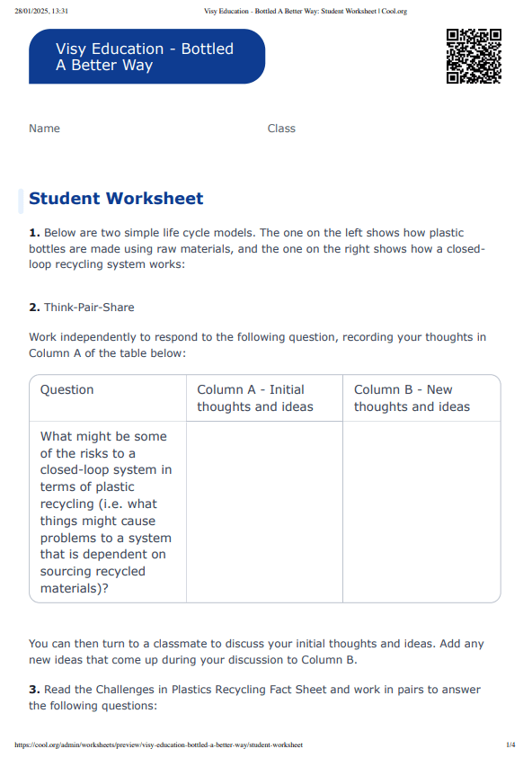 Sample Worksheet