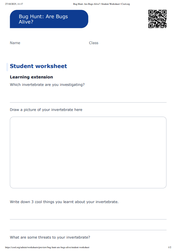 Sample Worksheet