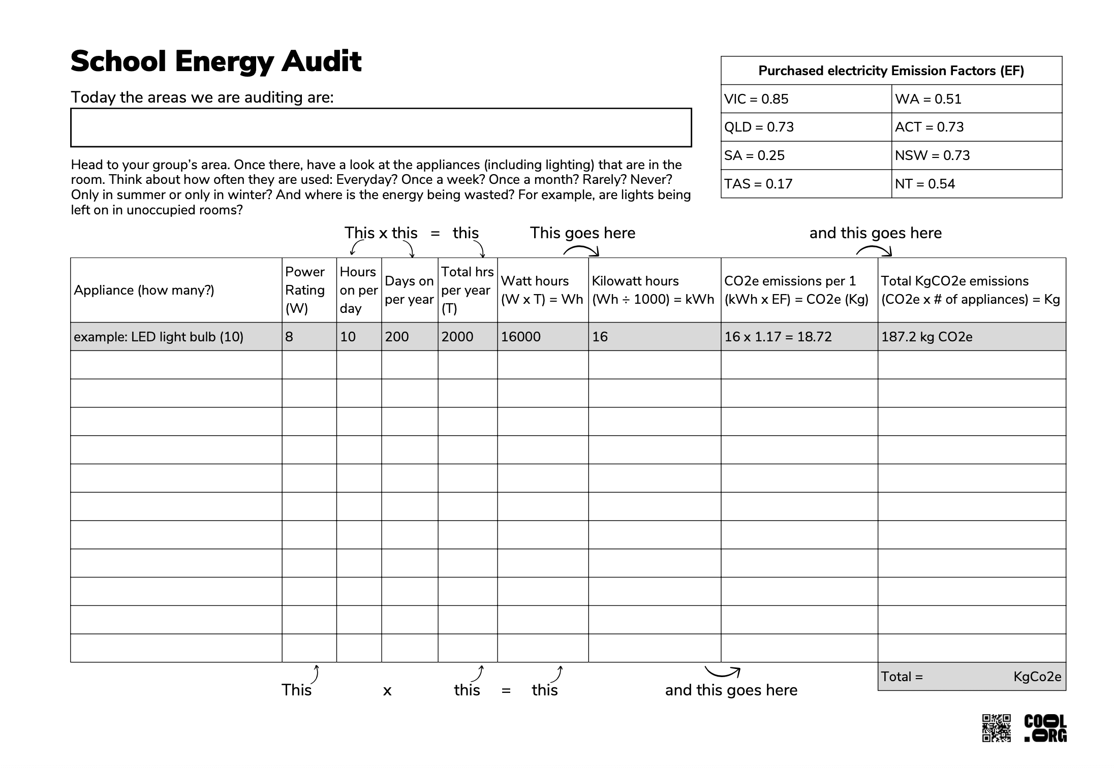 Sample Worksheet