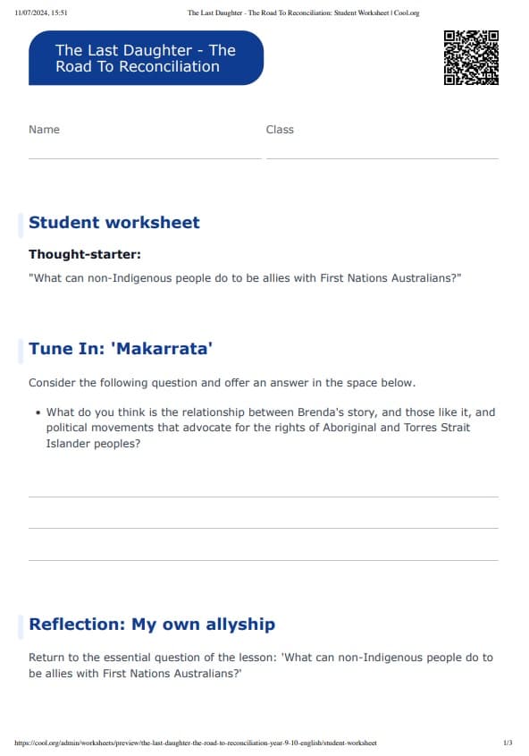 Sample Worksheet