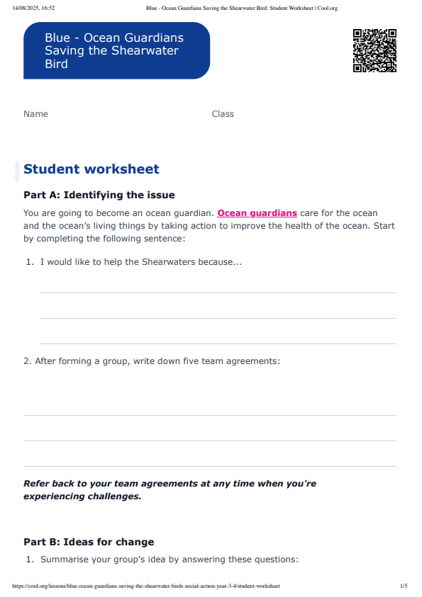 Sample Worksheet