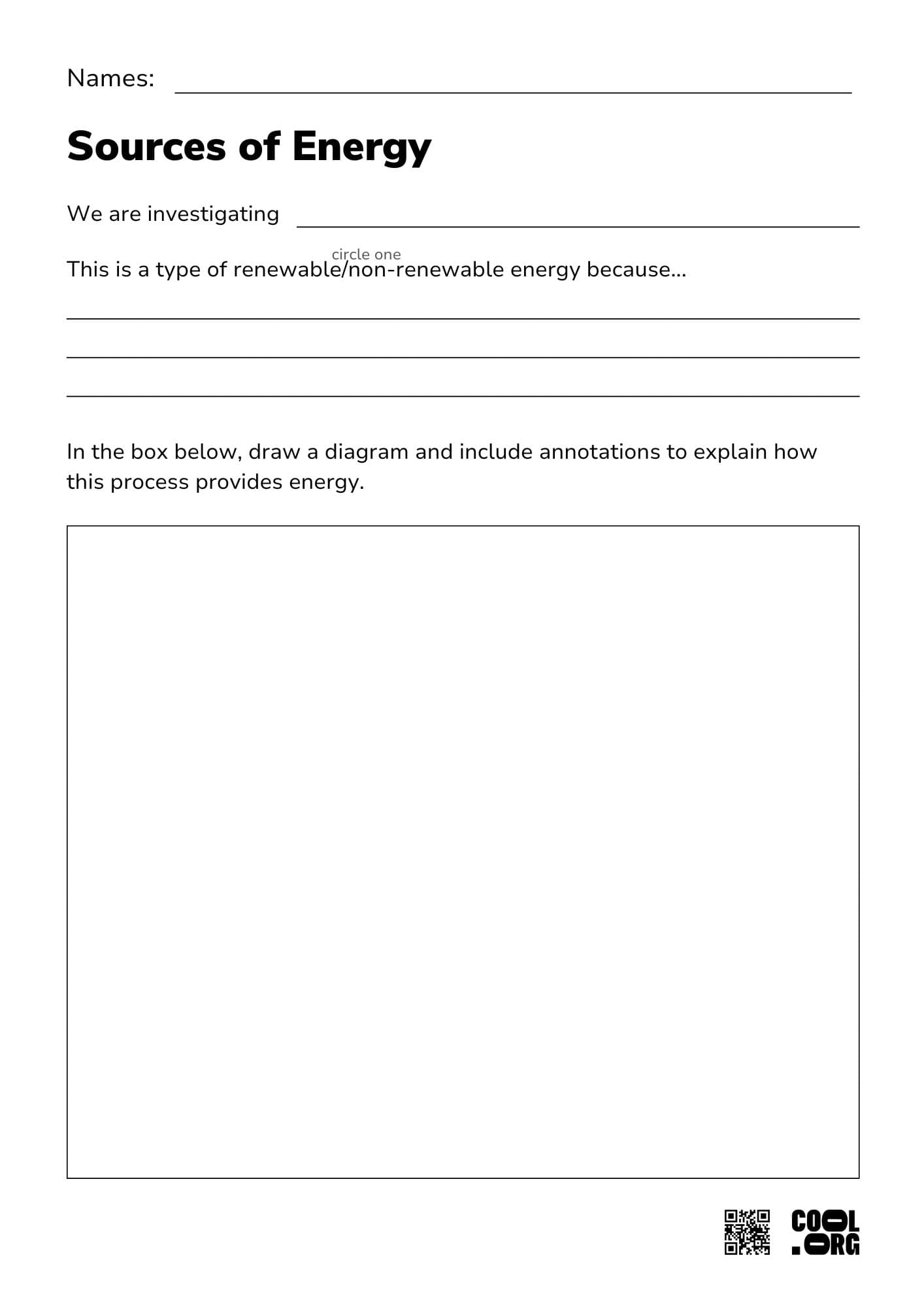 Sample Worksheet