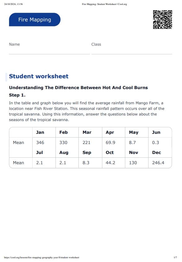 Sample Worksheet