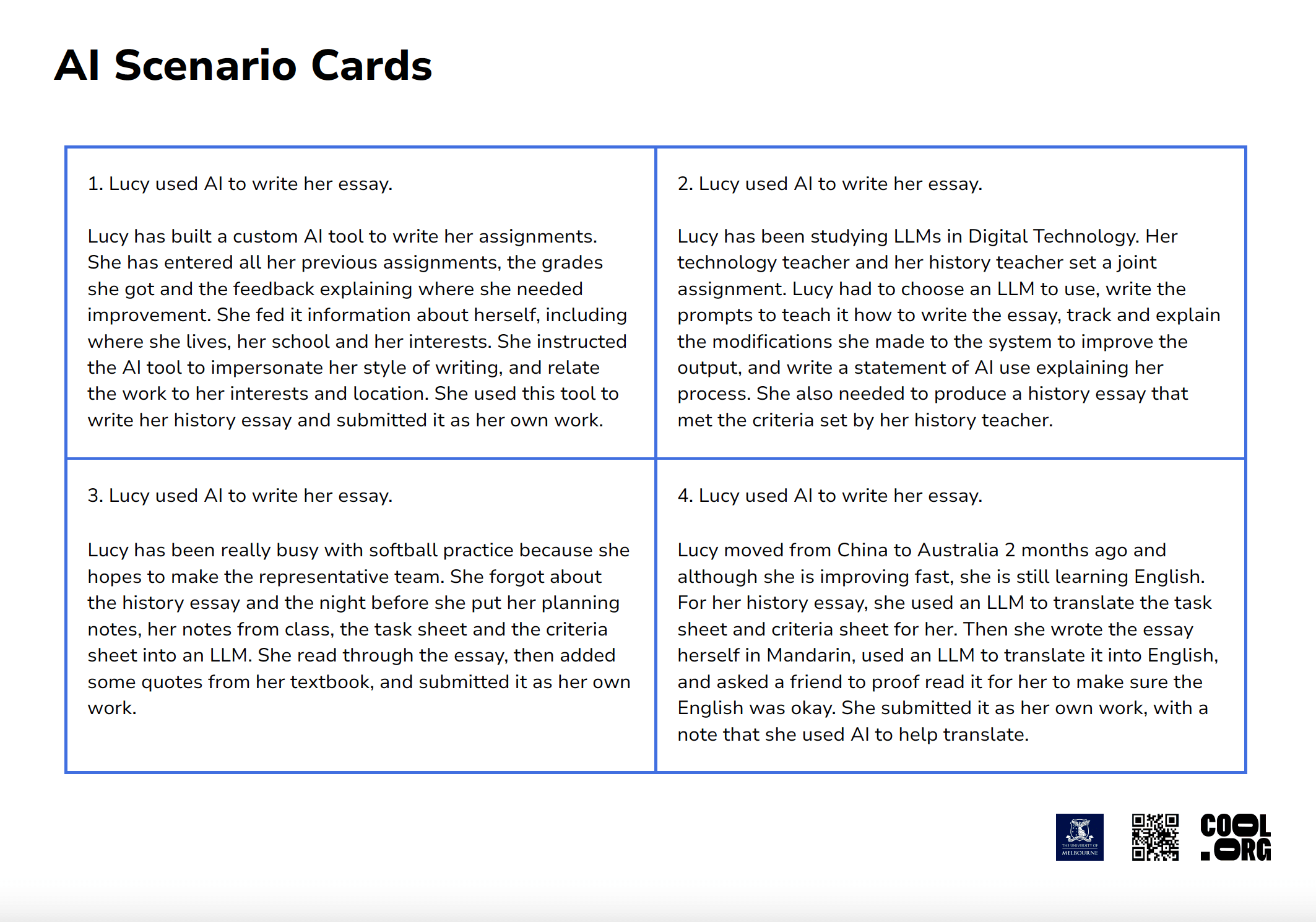 Sample Worksheet